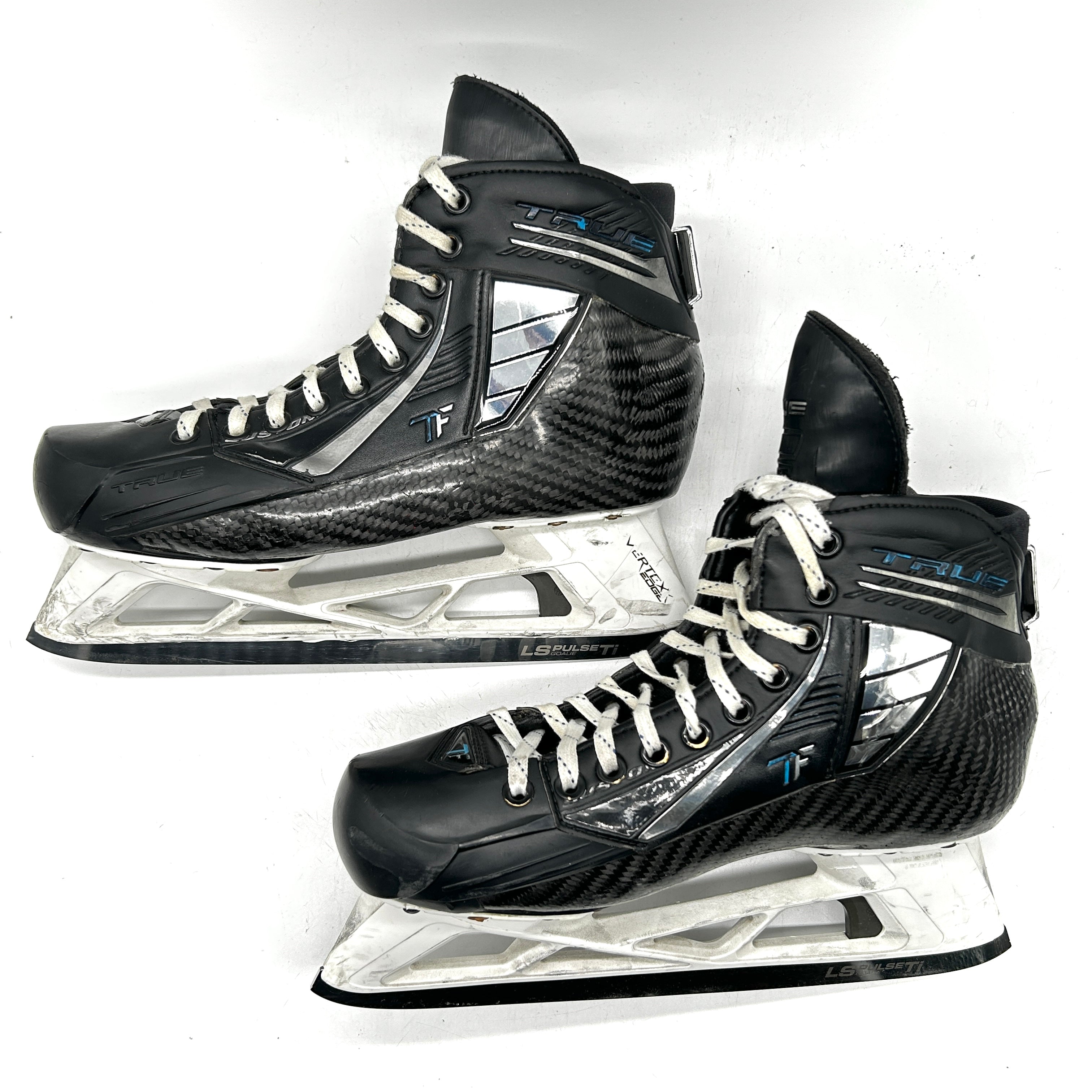 TRUE Pro Custom - Used NHL Pro Stock Goalie Skates - Spencer Martin - Size 9.5